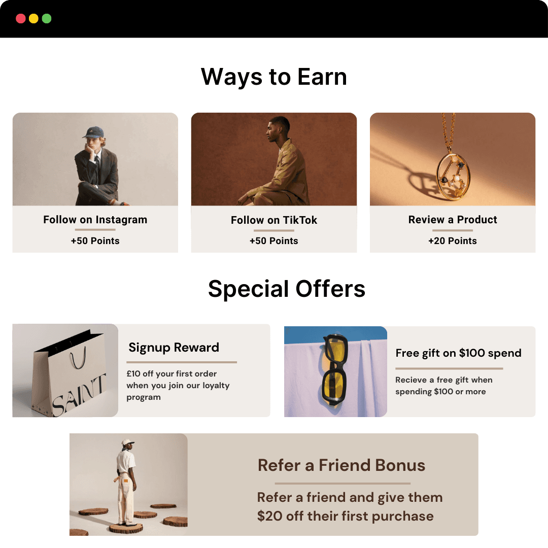 Points Program Example