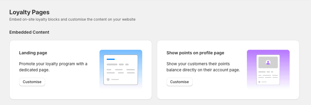 Setting up your Loyalty Program with the Dawn Theme in Shopify - Index Page