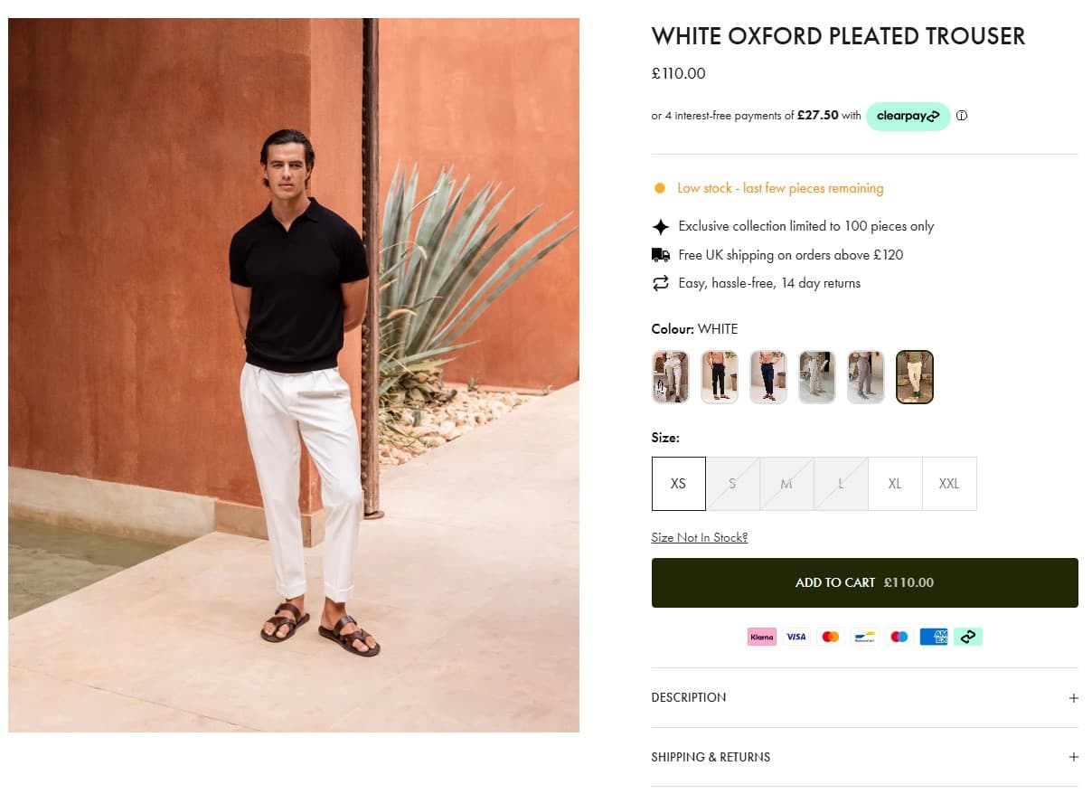 high res product example